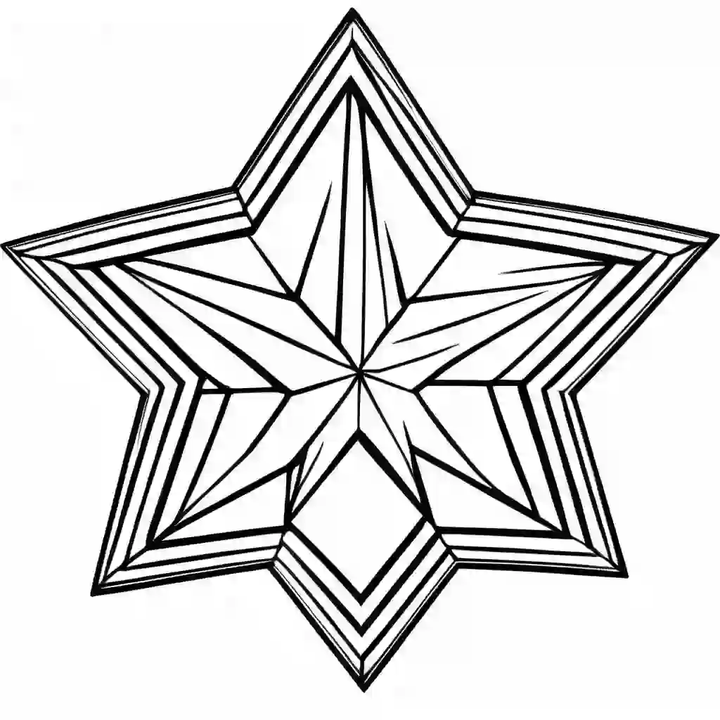 Patriotic Stars coloring pages